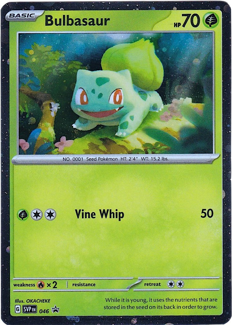 Bulbasaur (046) (Cosmos Holo) [Scarlet & Violet: Black Star Promos] | Card Merchant Takapuna