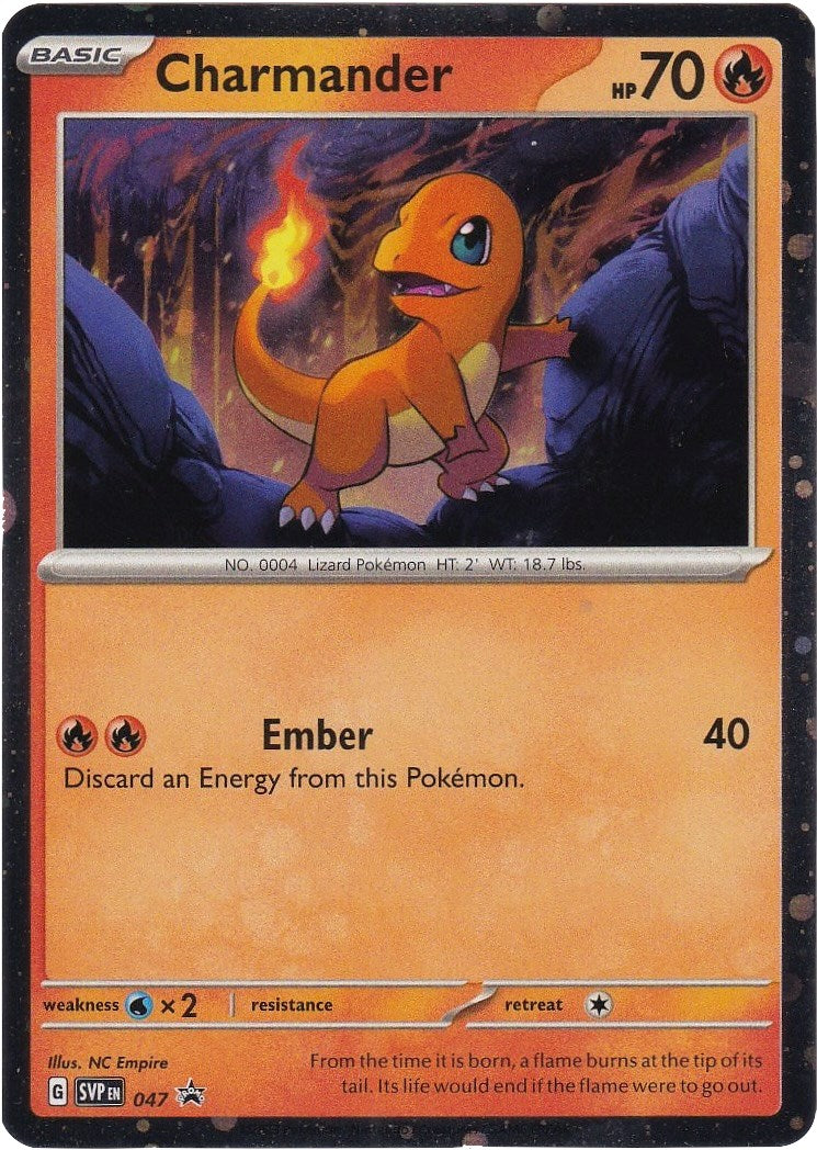 Charmander (047) (Cosmos Holo) [Scarlet & Violet: Black Star Promos] | Card Merchant Takapuna