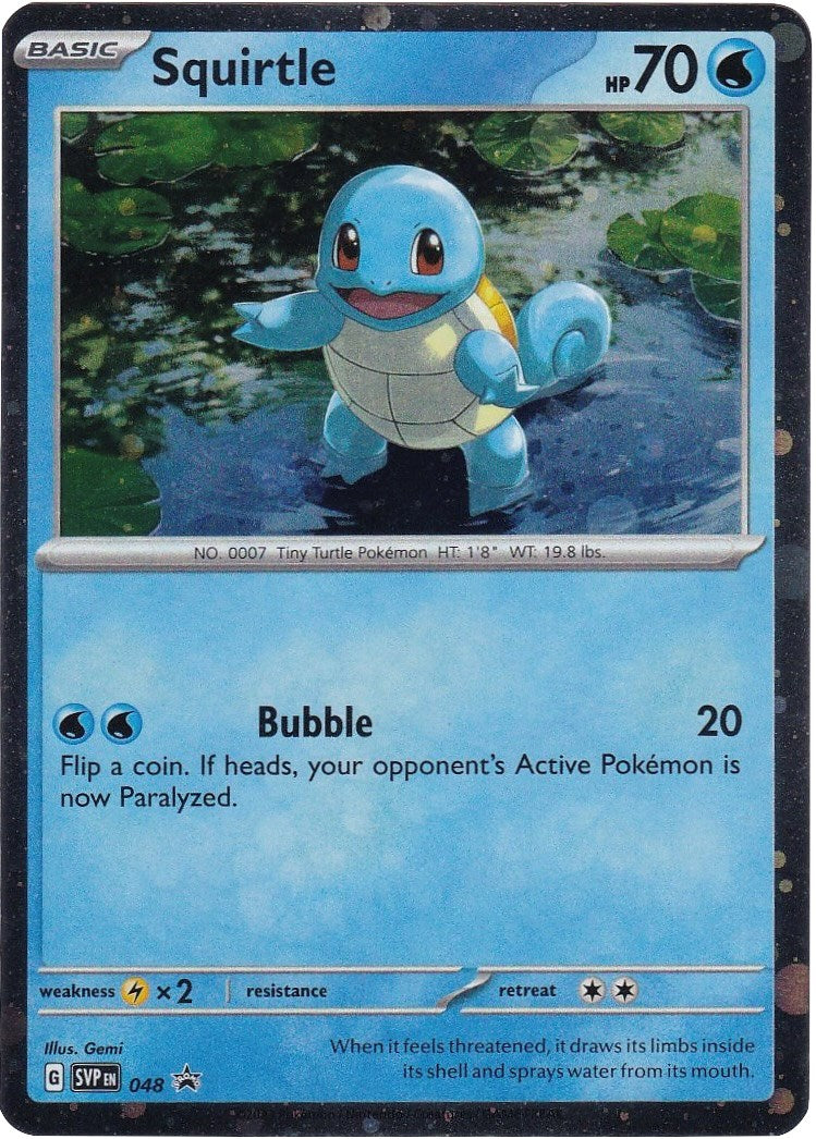 Squirtle (048) (Cosmos Holo) [Scarlet & Violet: Black Star Promos] | Card Merchant Takapuna