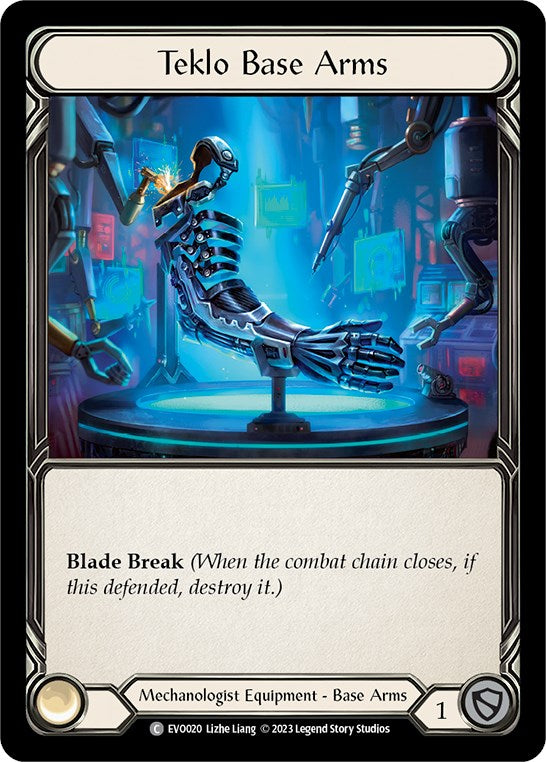 Teklo Base Arms [EVO020] (Bright Lights) | Card Merchant Takapuna