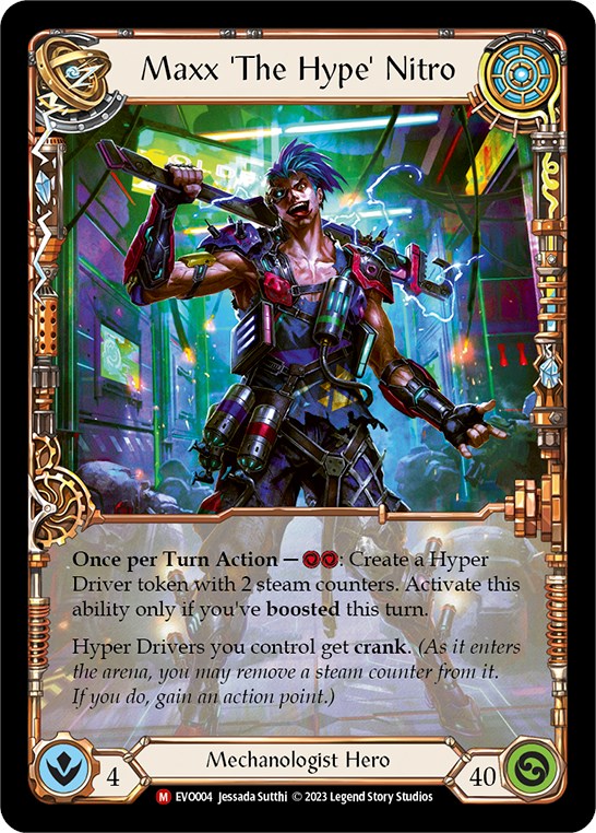 Maxx 'The Hype' Nitro [EVO004] (Bright Lights) | Card Merchant Takapuna