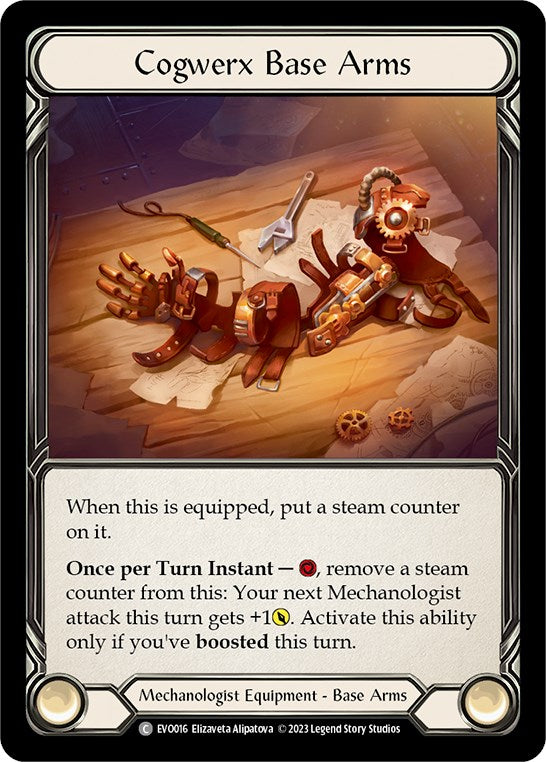 Cogwerx Base Arms [EVO016] (Bright Lights)  Cold Foil | Card Merchant Takapuna