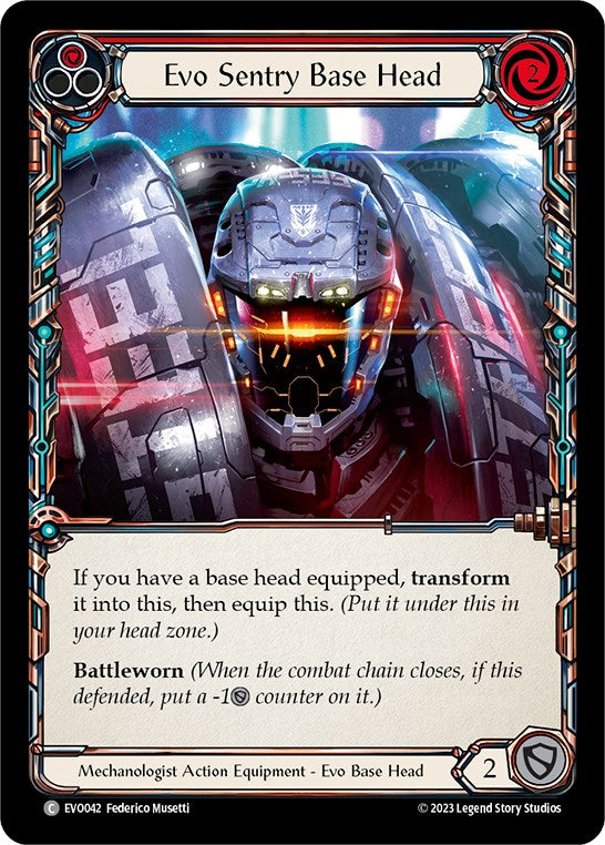 Evo Sentry Base Head [EVO042] (Bright Lights) | Card Merchant Takapuna