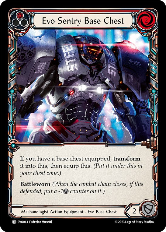 Evo Sentry Base Chest [EVO043] (Bright Lights)  Cold Foil | Card Merchant Takapuna