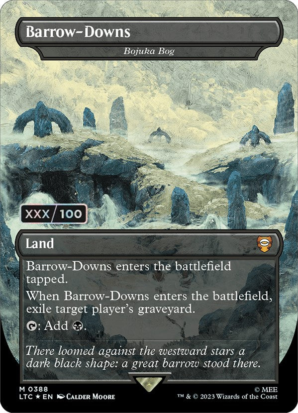 Barrow-Downs - Bojuka Bog (Serialized) [The Lord of the Rings: Tales of Middle-Earth Commander] | Card Merchant Takapuna