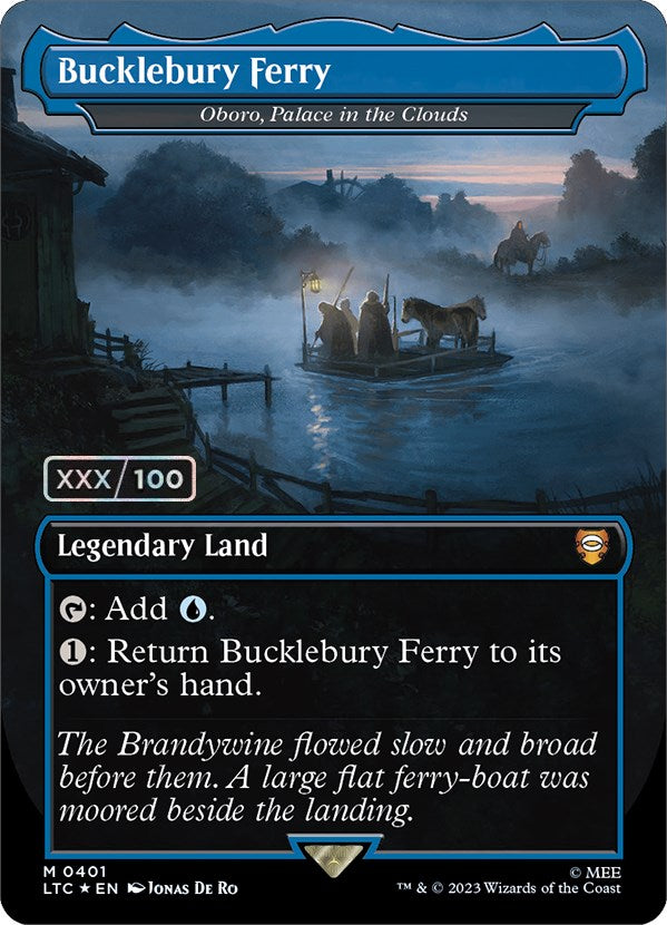 Bucklebury Ferry - Oboro, Palace in the Clouds (Serialized) [The Lord of the Rings: Tales of Middle-Earth Commander] | Card Merchant Takapuna