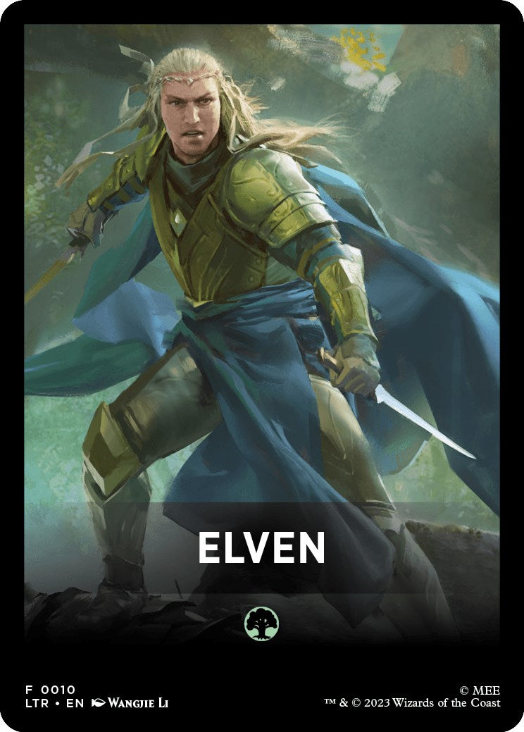 Elven Theme Card [The Lord of the Rings: Tales of Middle-Earth] | Card Merchant Takapuna