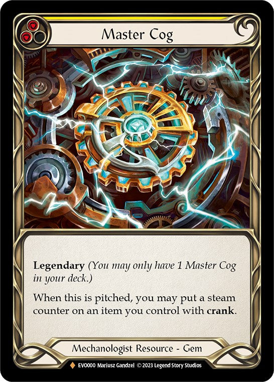 Master Cog [EVO000] (Bright Lights)  Cold Foil | Card Merchant Takapuna