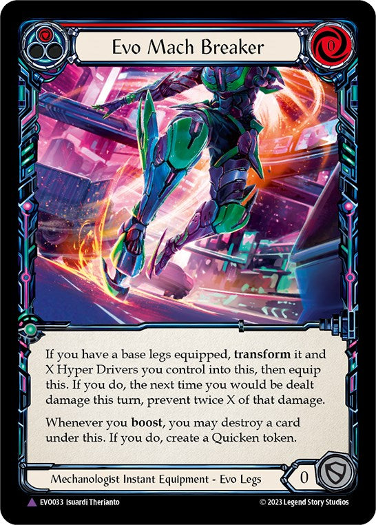 Evo Mach Breaker (Marvel) [EVO033] (Bright Lights)  Cold Foil | Card Merchant Takapuna