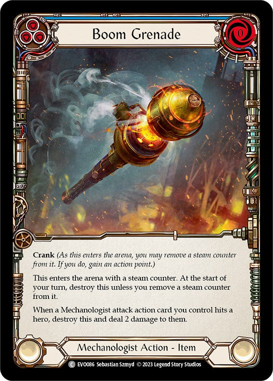 Boom Grenade (Blue) [EVO086] (Bright Lights) | Card Merchant Takapuna