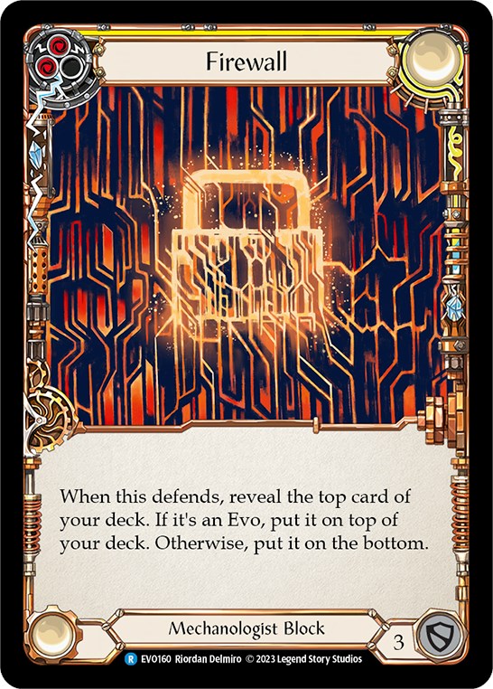 Firewall (Yellow) [EVO160] (Bright Lights) | Card Merchant Takapuna