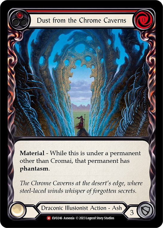 Dust from the Chrome Caverns [EVO246] (Bright Lights)  Rainbow Foil | Card Merchant Takapuna