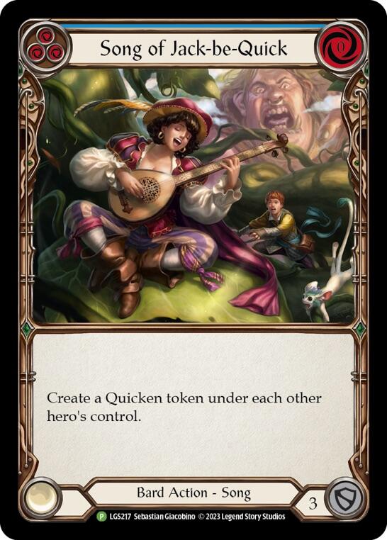 Song of Jack-be-Quick [LGS217] (Promo)  Rainbow Foil | Card Merchant Takapuna