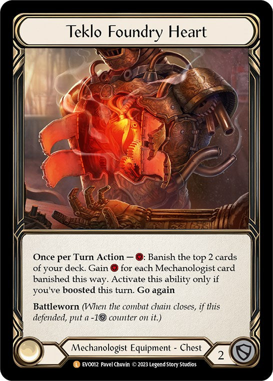 Teklo Foundry Heart [EVO012] (Bright Lights) | Card Merchant Takapuna