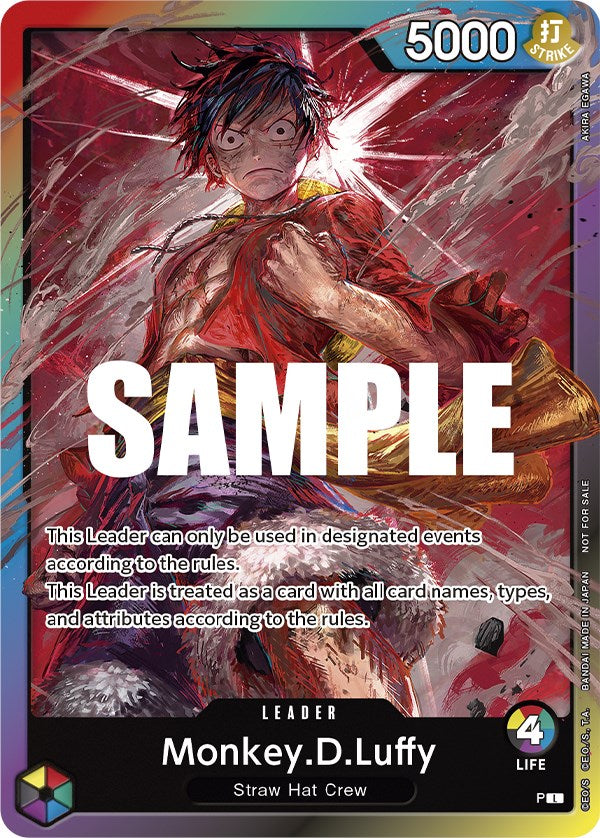 Monkey.D.Luffy (Leader Pack) (Sealed Battle 2023 Vol. 1) [One Piece Promotion Cards] | Card Merchant Takapuna