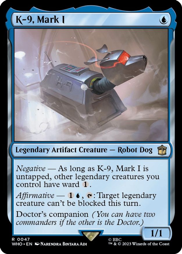 K-9, Mark I [Doctor Who] | Card Merchant Takapuna