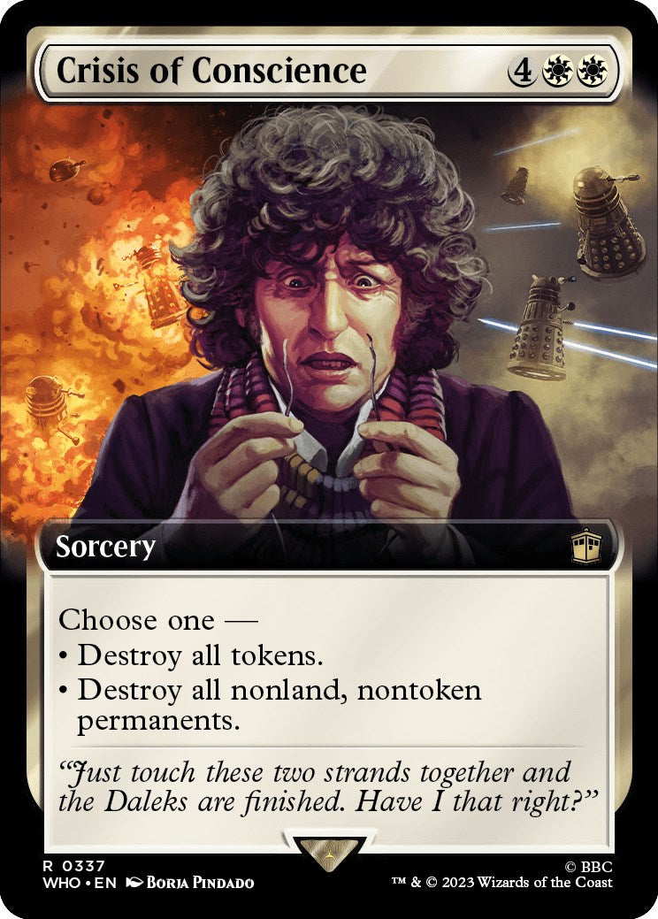 Crisis of Conscience (Extended Art) [Doctor Who] | Card Merchant Takapuna