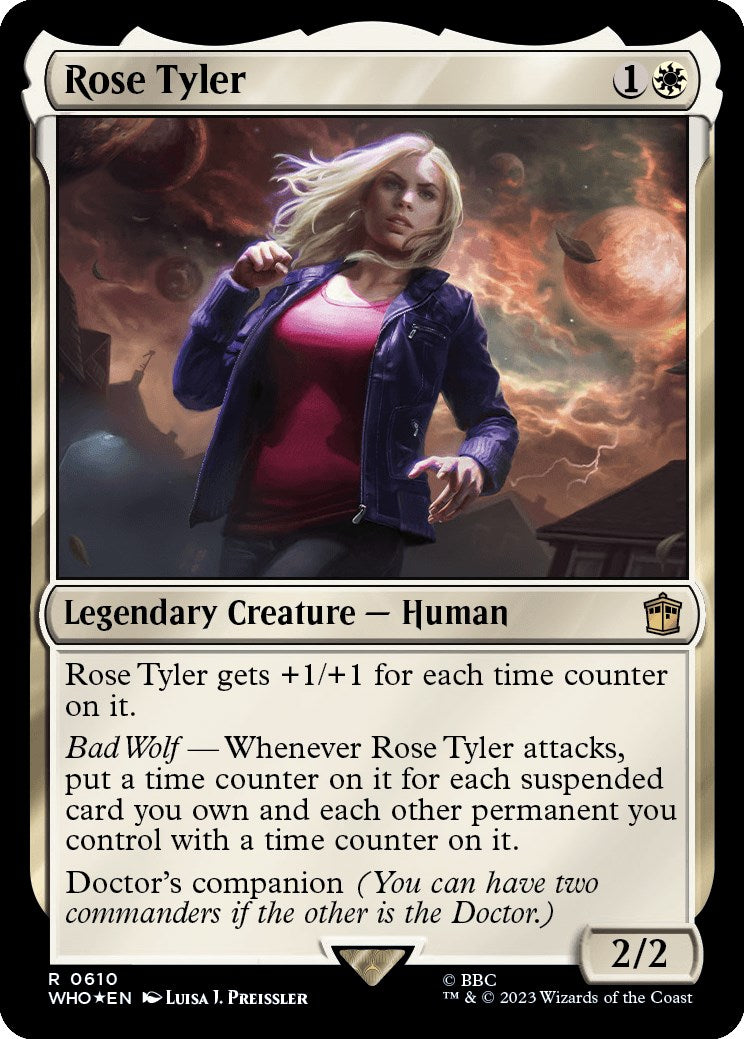 Rose Tyler (Surge Foil) [Doctor Who] | Card Merchant Takapuna