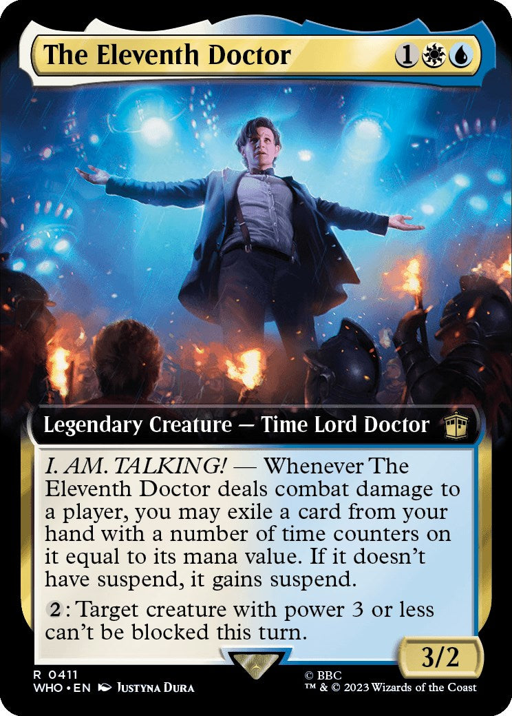 The Eleventh Doctor (Extended Art) [Doctor Who] | Card Merchant Takapuna