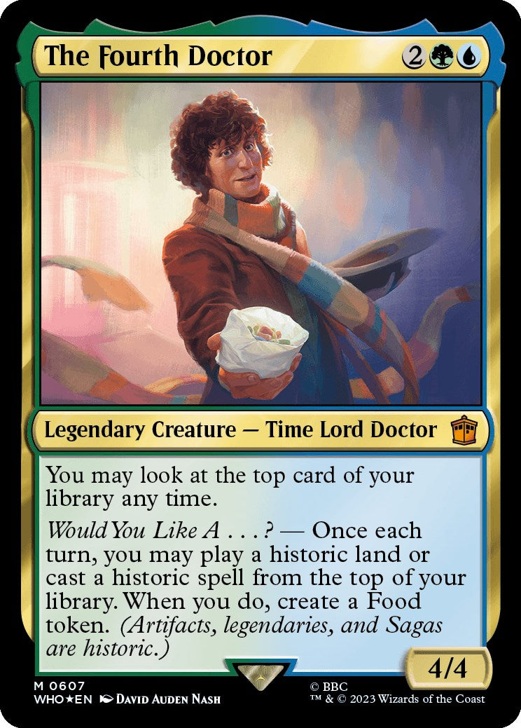 The Fourth Doctor (Surge Foil) [Doctor Who] | Card Merchant Takapuna