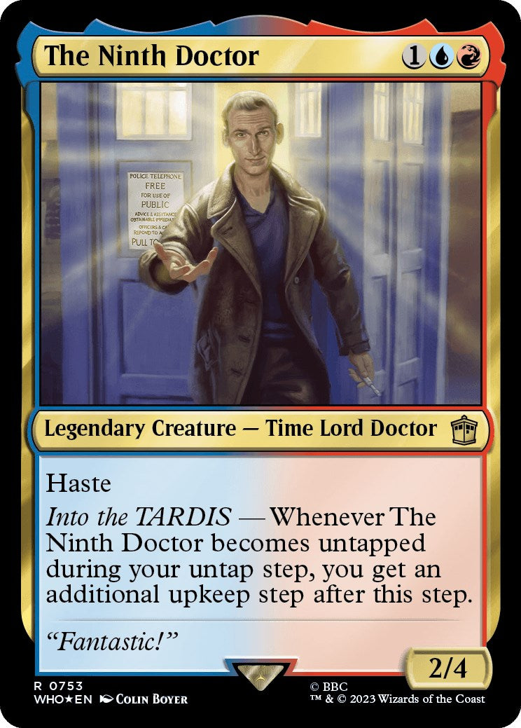 The Ninth Doctor (Surge Foil) [Doctor Who] | Card Merchant Takapuna