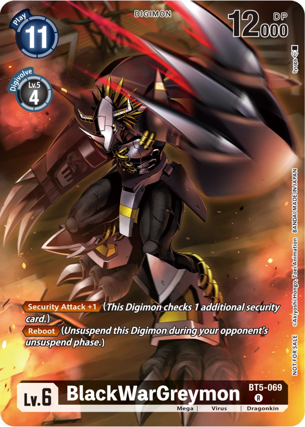 BlackWarGreymon [BT5-069] (Tamer Party Pack -The Beginning-) [Battle of Omni Promos] | Card Merchant Takapuna