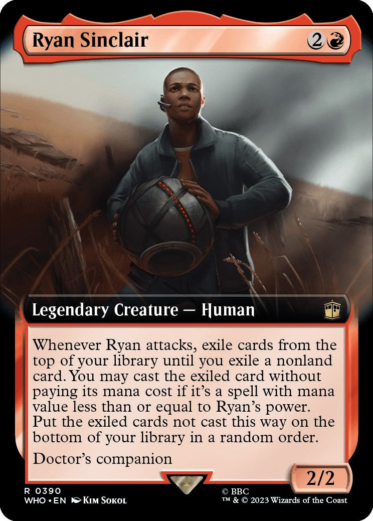 Ryan Sinclair (Extended Art) [Doctor Who] | Card Merchant Takapuna