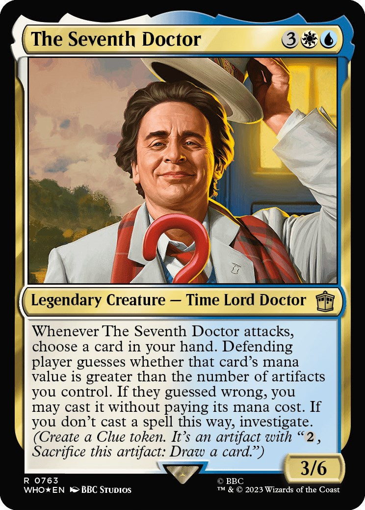 The Seventh Doctor (Surge Foil) [Doctor Who] | Card Merchant Takapuna