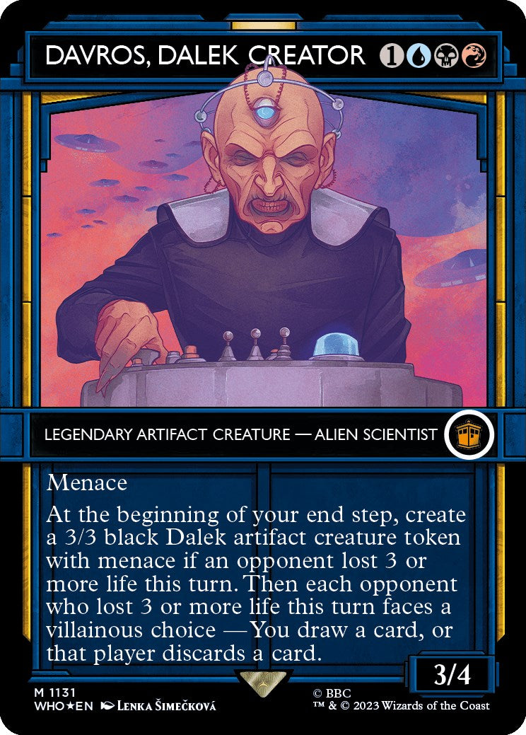 Davros, Dalek Creator (Showcase) (Surge Foil) [Doctor Who] | Card Merchant Takapuna