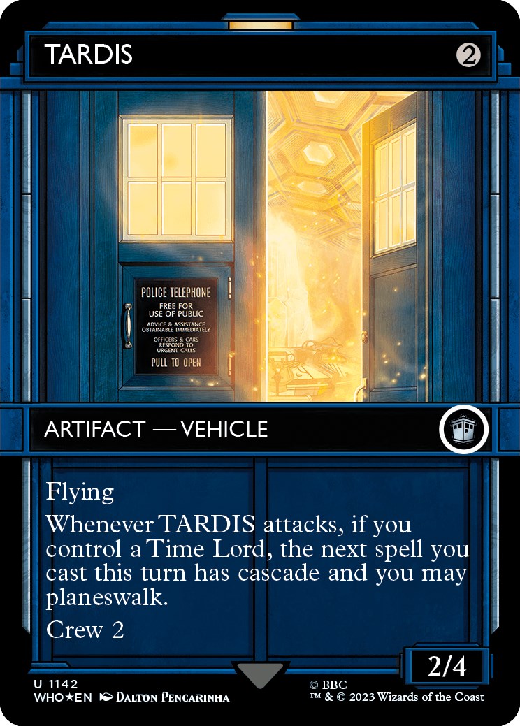 TARDIS (Showcase) (Surge Foil) [Doctor Who] | Card Merchant Takapuna