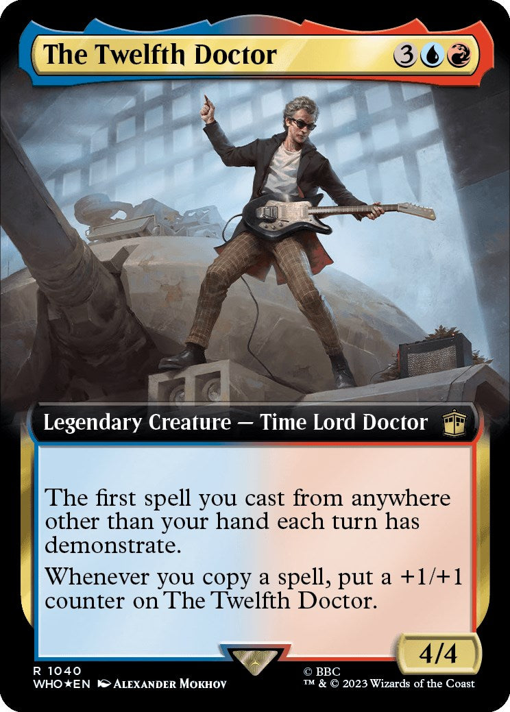 The Twelfth Doctor (Extended Art) (Surge Foil) [Doctor Who] | Card Merchant Takapuna