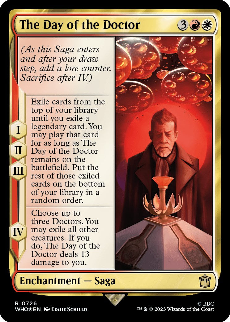 The Day of the Doctor (Surge Foil) [Doctor Who] | Card Merchant Takapuna