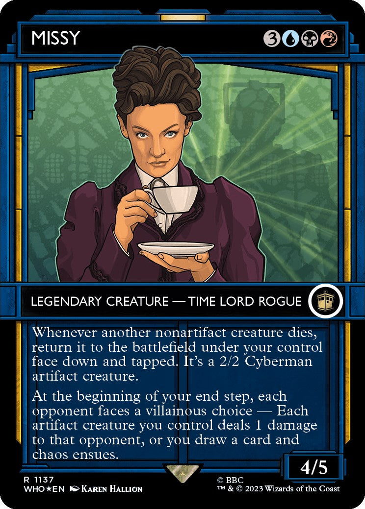 Missy (Showcase) (Surge Foil) [Doctor Who] | Card Merchant Takapuna