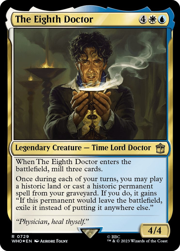 The Eighth Doctor (Surge Foil) [Doctor Who] | Card Merchant Takapuna