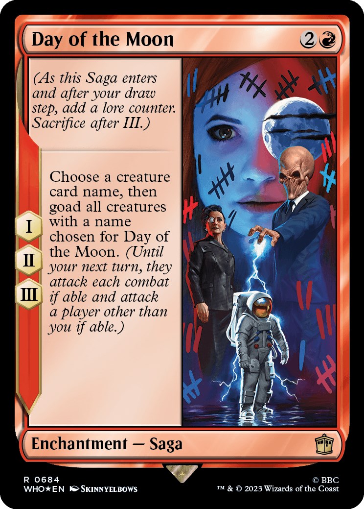 Day of the Moon (Surge Foil) [Doctor Who] | Card Merchant Takapuna