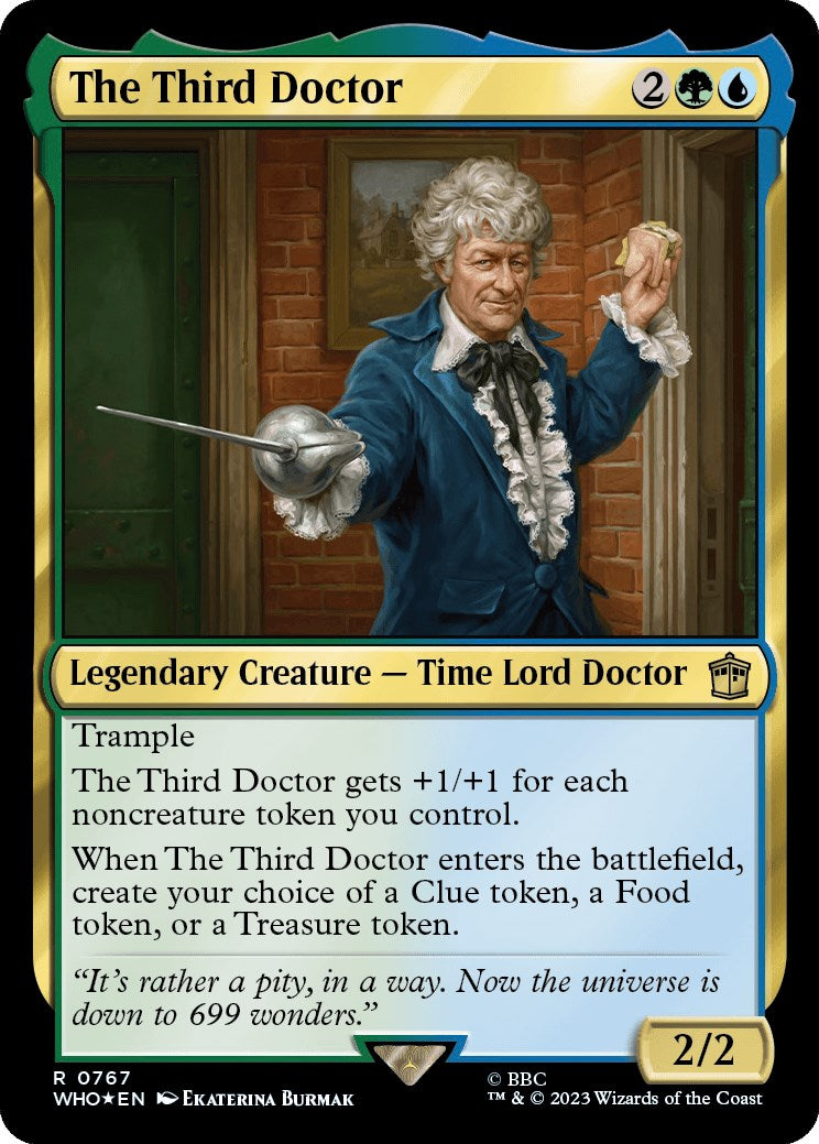 The Third Doctor (Surge Foil) [Doctor Who] | Card Merchant Takapuna