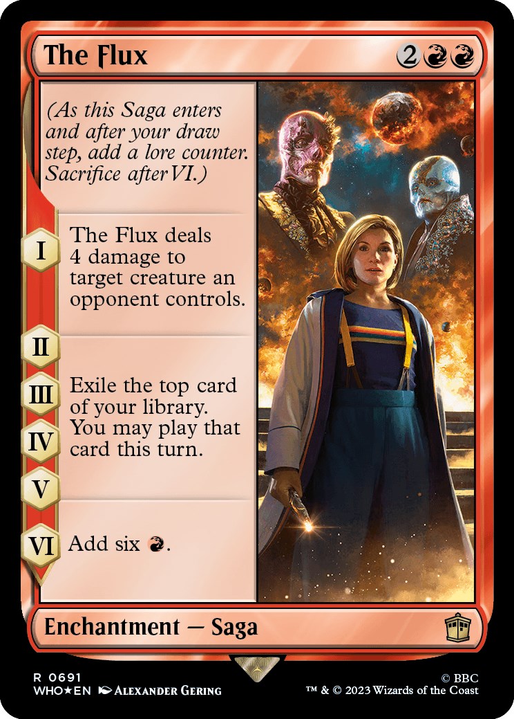 The Flux (Surge Foil) [Doctor Who] | Card Merchant Takapuna