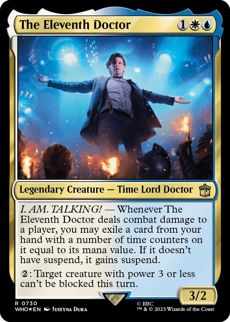 The Eleventh Doctor (Surge Foil) [Doctor Who] | Card Merchant Takapuna