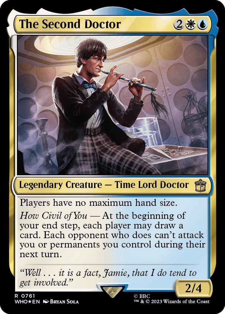 The Second Doctor (Surge Foil) [Doctor Who] | Card Merchant Takapuna