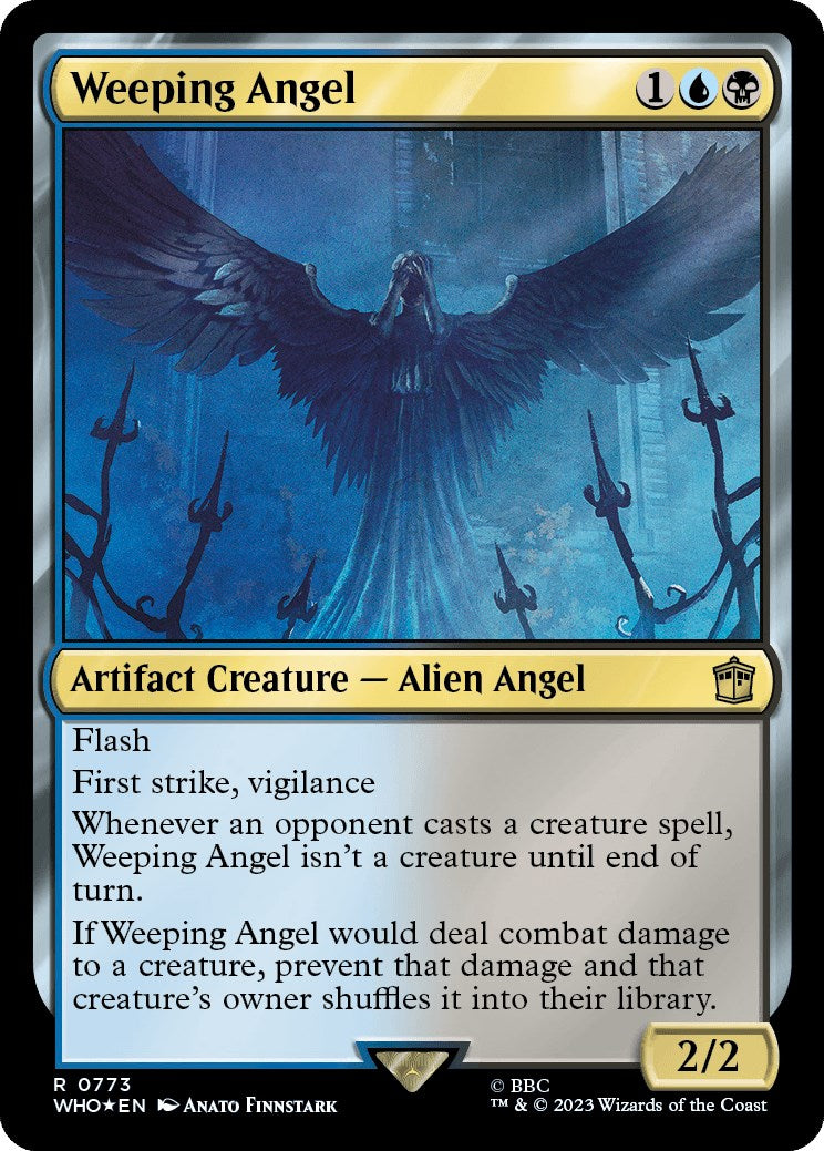 Weeping Angel (Surge Foil) [Doctor Who] | Card Merchant Takapuna