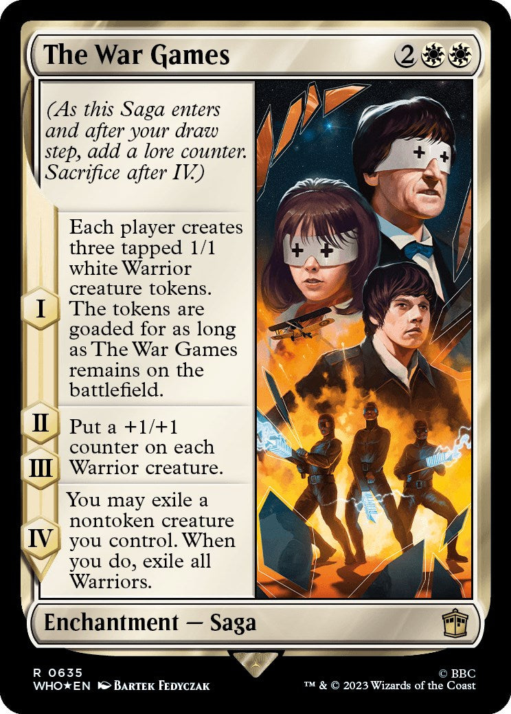 The War Games (Surge Foil) [Doctor Who] | Card Merchant Takapuna