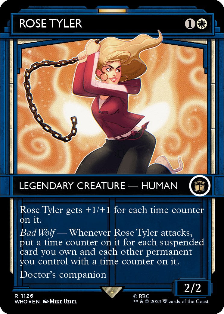 Rose Tyler (Showcase) (Surge Foil) [Doctor Who] | Card Merchant Takapuna