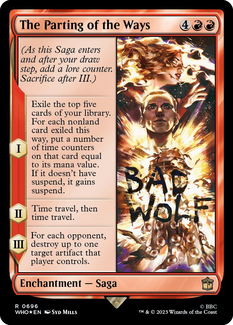 The Parting of the Ways (Surge Foil) [Doctor Who] | Card Merchant Takapuna