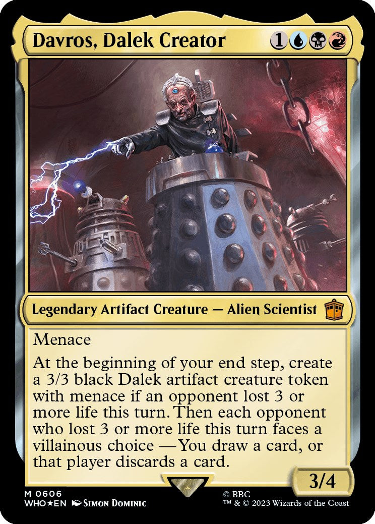 Davros, Dalek Creator (Surge Foil) [Doctor Who] | Card Merchant Takapuna