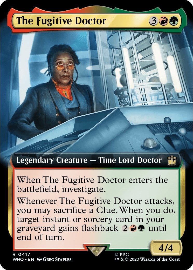 The Fugitive Doctor (Extended Art) [Doctor Who] | Card Merchant Takapuna