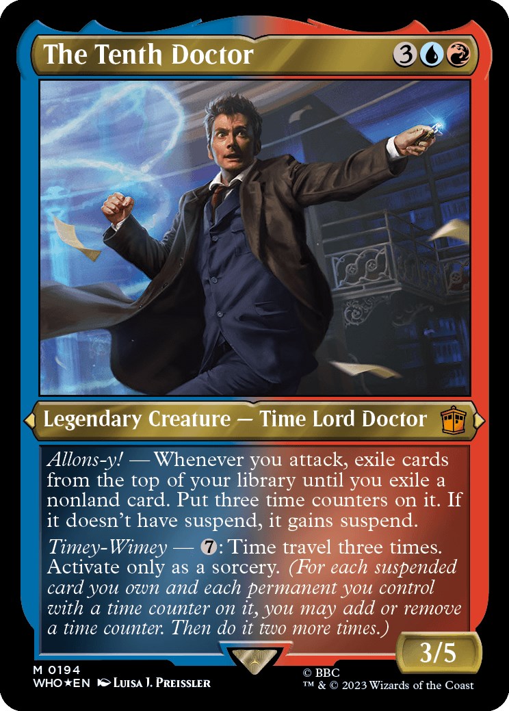 The Tenth Doctor (Display Commander) [Doctor Who] | Card Merchant Takapuna