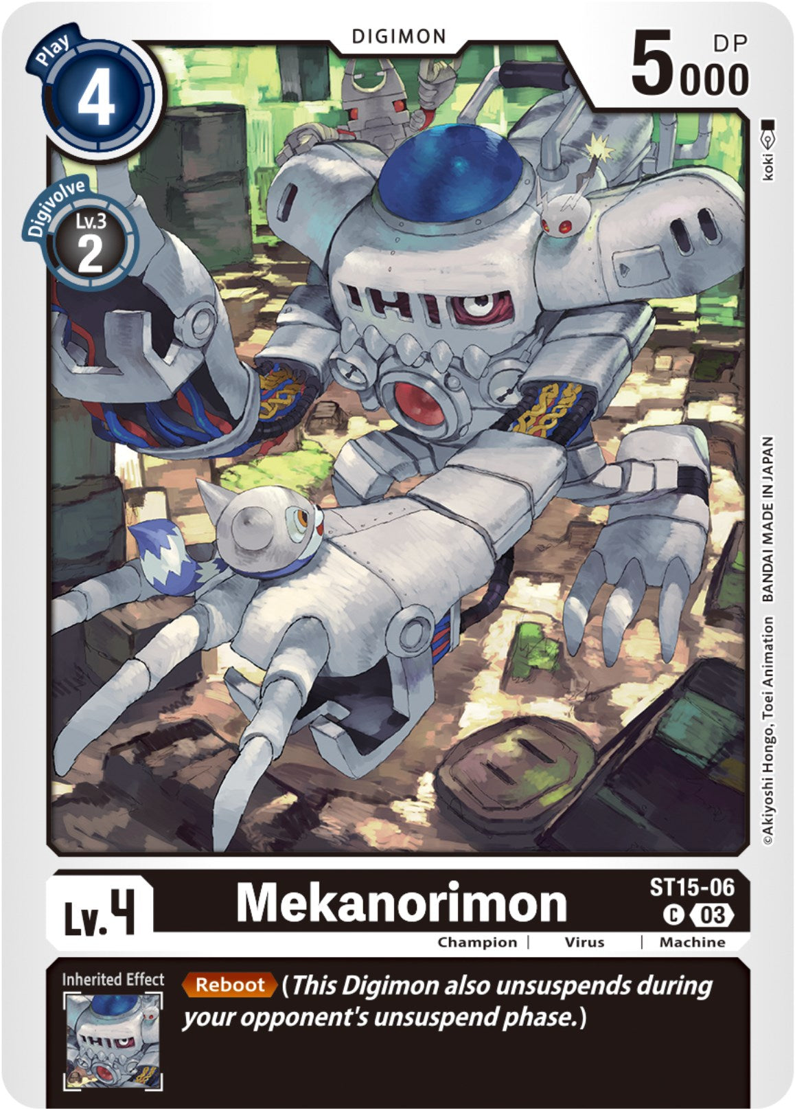 Mekanorimon [ST15-06] [Starter Deck: Dragon of Courage] | Card Merchant Takapuna