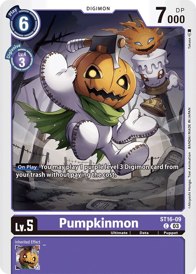 Pumpkinmon [ST16-09] [Starter Deck: Wolf of Friendship] | Card Merchant Takapuna