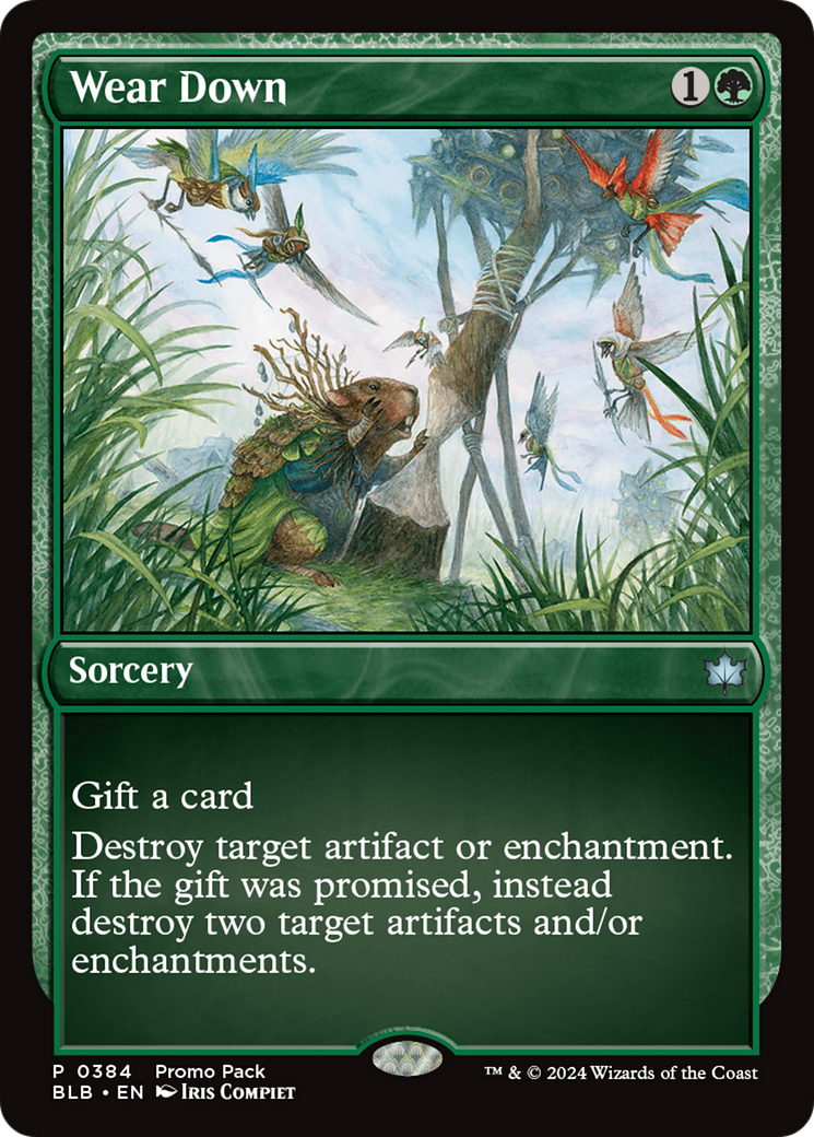 Wear Down [Bloomburrow Promos] | Card Merchant Takapuna