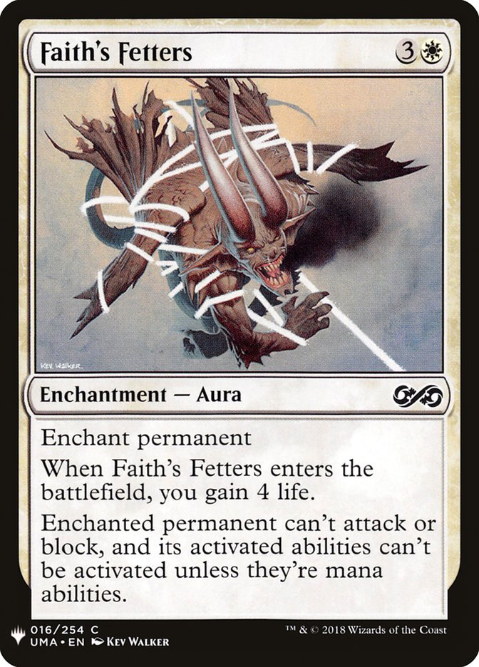 Faith's Fetters [Mystery Booster] | Card Merchant Takapuna